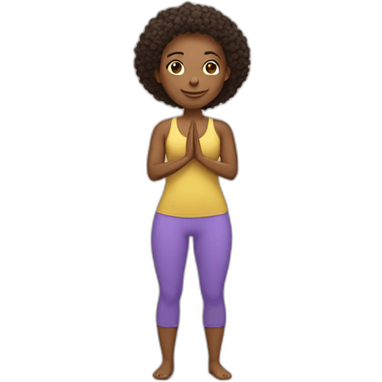 Yoga teacher  emoji