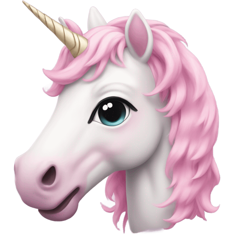 pink pastel unicorn with wings emoji