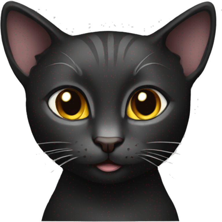 Cat black emoji