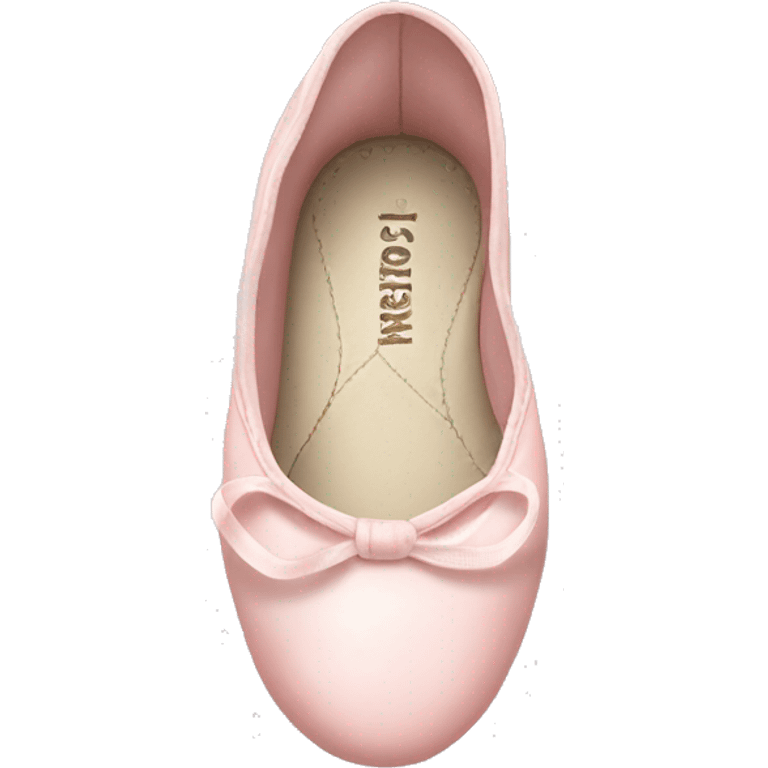 Pale pink ballet shoes emoji