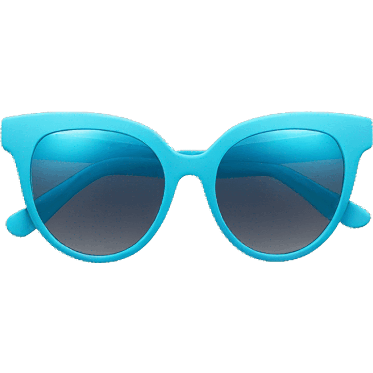 Light blue women’s style Sunglasses emoji