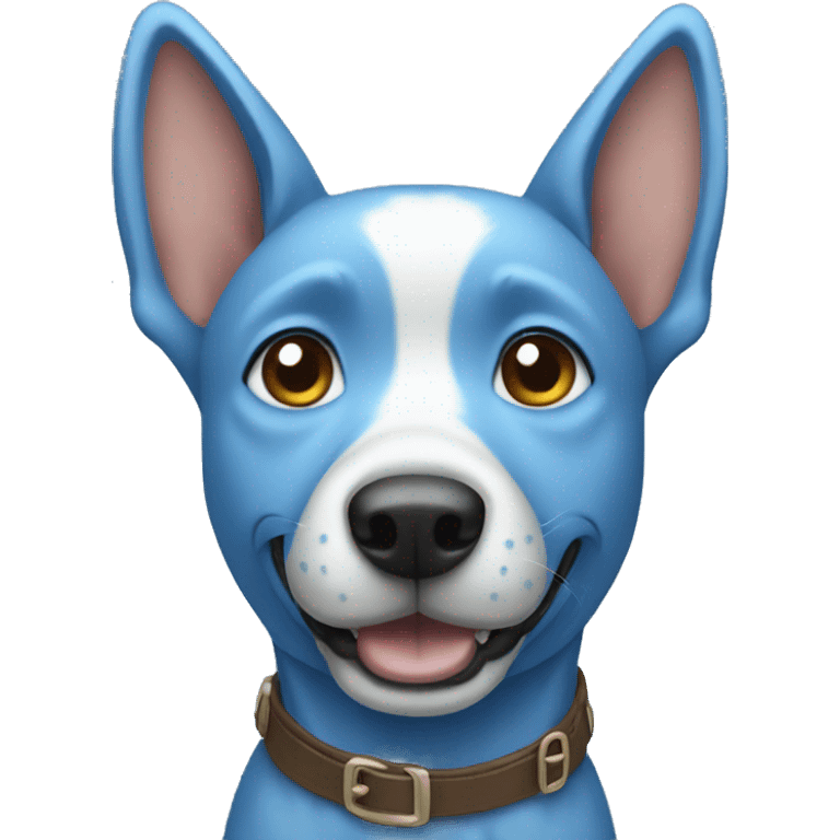 blue dog emoji