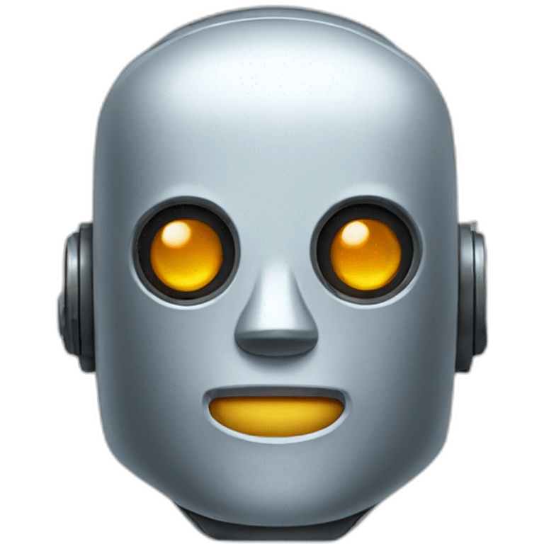 robot head emoji