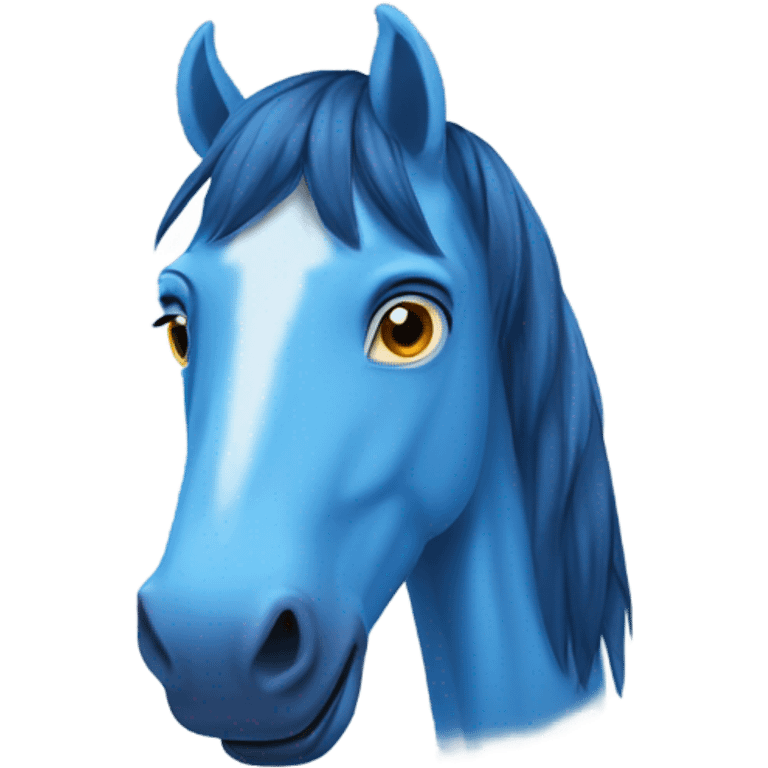 blue horse emoji