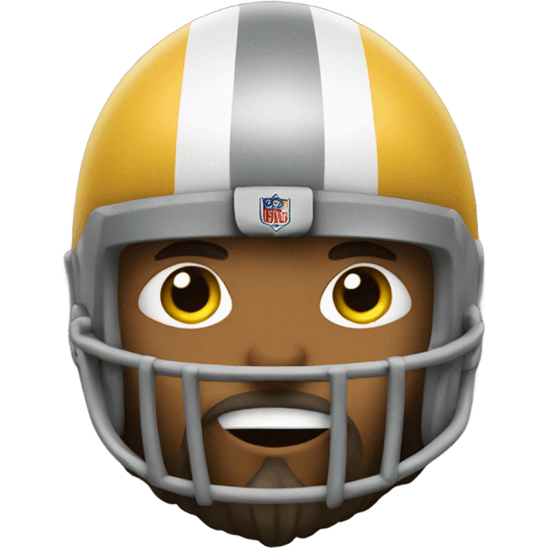 Viking playing football  emoji