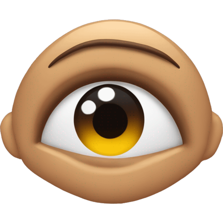 Carita baeado con un corazón en cada ojo emoji