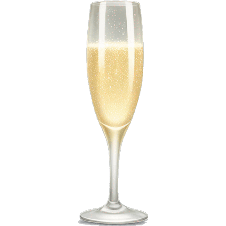 Sparkling champagne flute  emoji