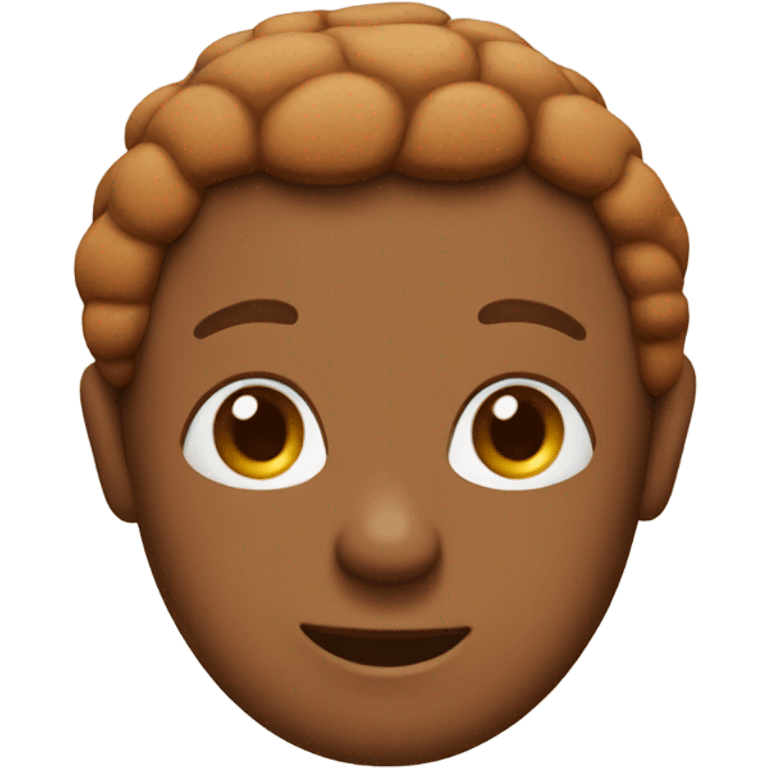 pastel brown gingerbread emoji