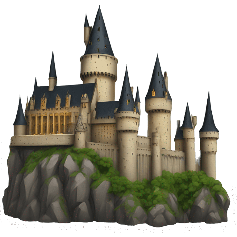 Hogwarts castle emoji