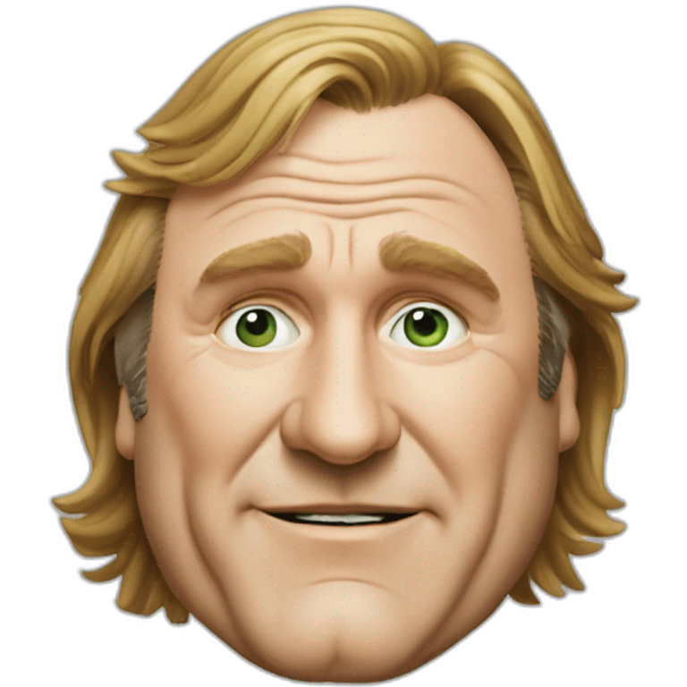 Gérard Depardieu ivre emoji