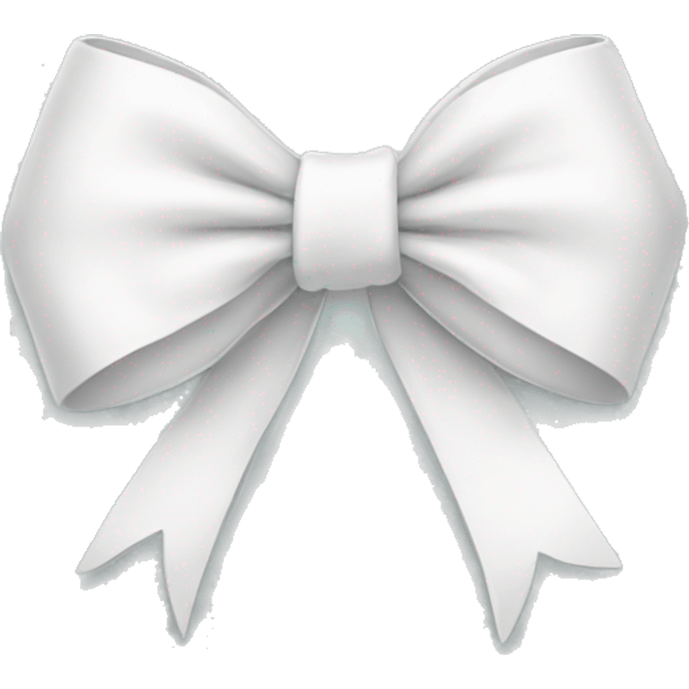 White bow emoji