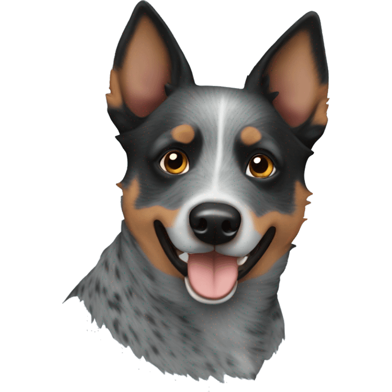 Blue heeler dog emoji