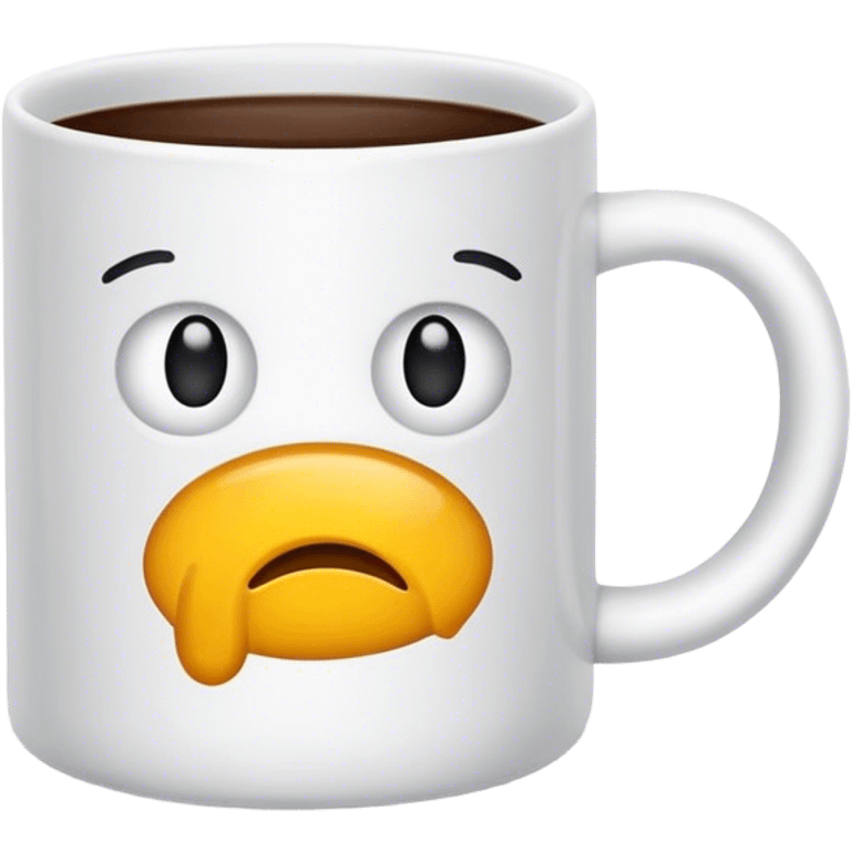 a mug with Stupid written on it emoji