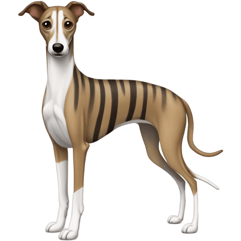 Brindle Whippet emoji