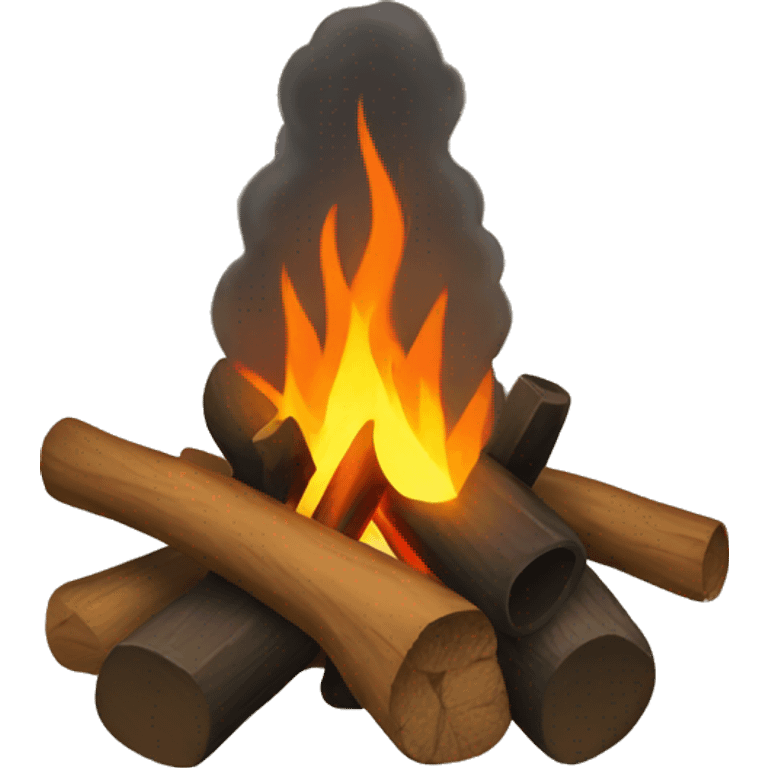 camp fireplace emoji