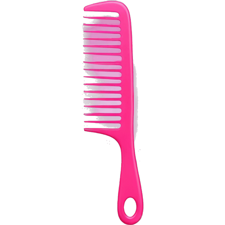 Pink shower comb emoji