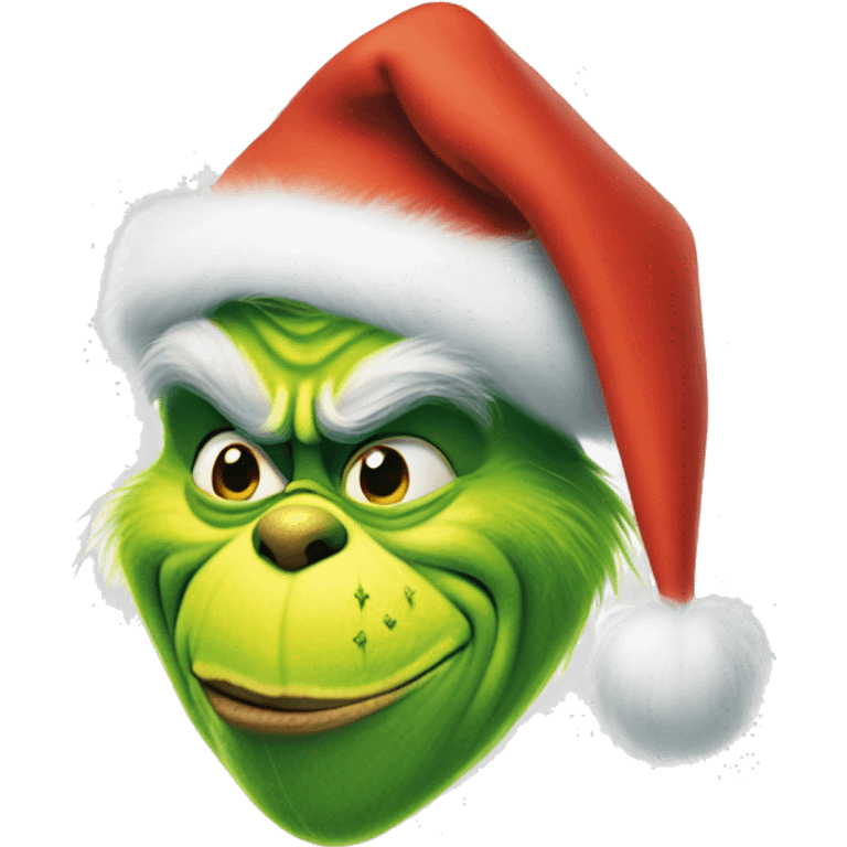 The grinch christmas  emoji