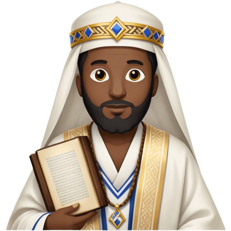 jewish high priest black emoji