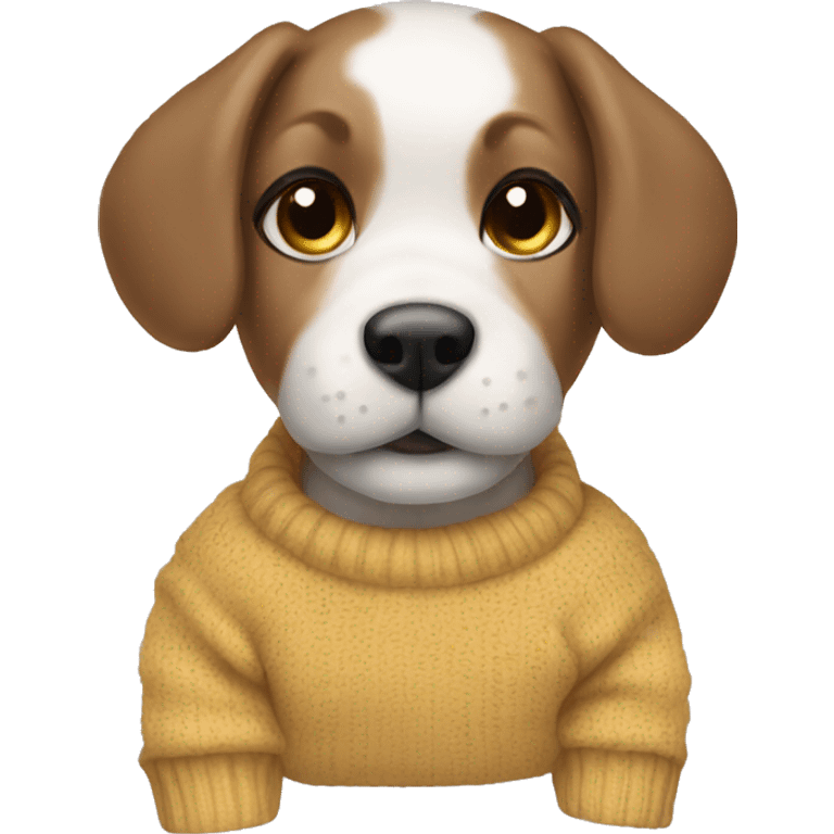 sweater puppy emoji