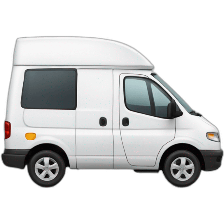 a white panel van emoji