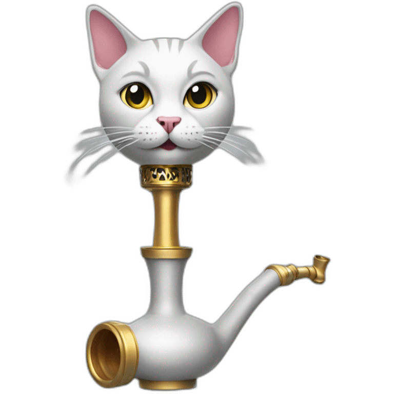 cat hookah emoji