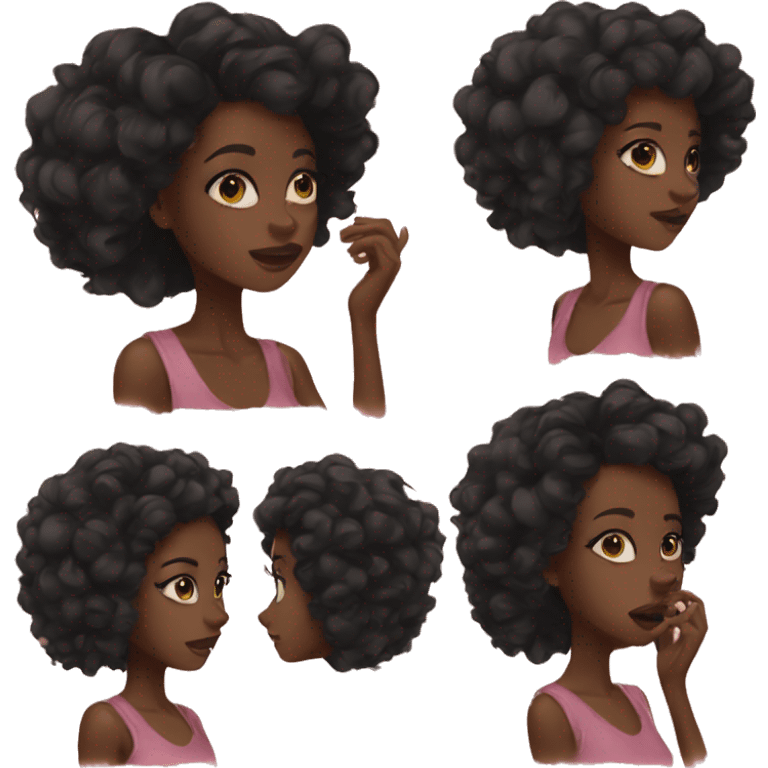 Black girl aesthetic  emoji