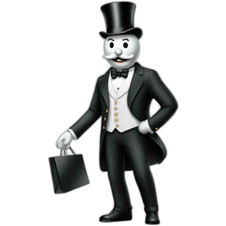 the monopoly man, but for taxes emoji