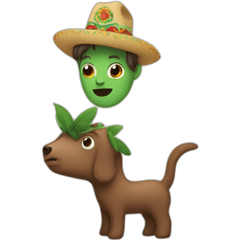 Un caca mexicain emoji