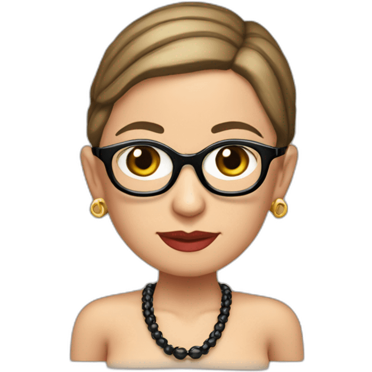 young ruth bader ginsburg bikini emoji