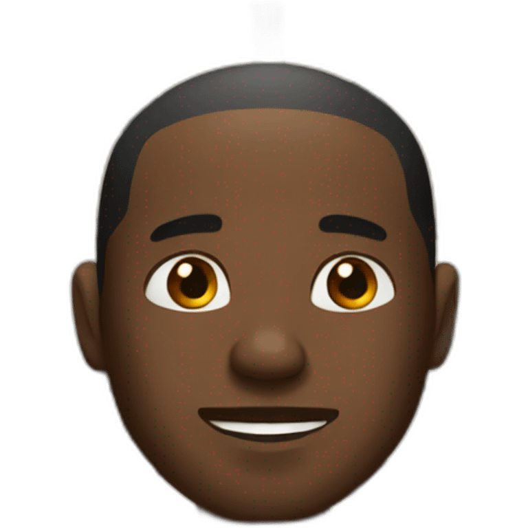 Black man in jail emoji