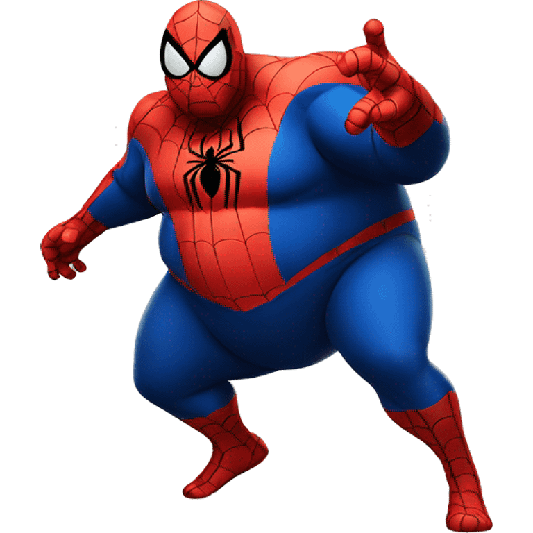 Fat fat fat spiderman emoji