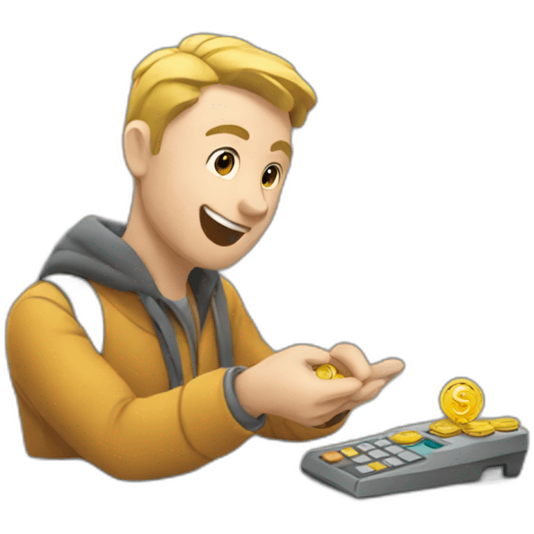 buying coins emoji