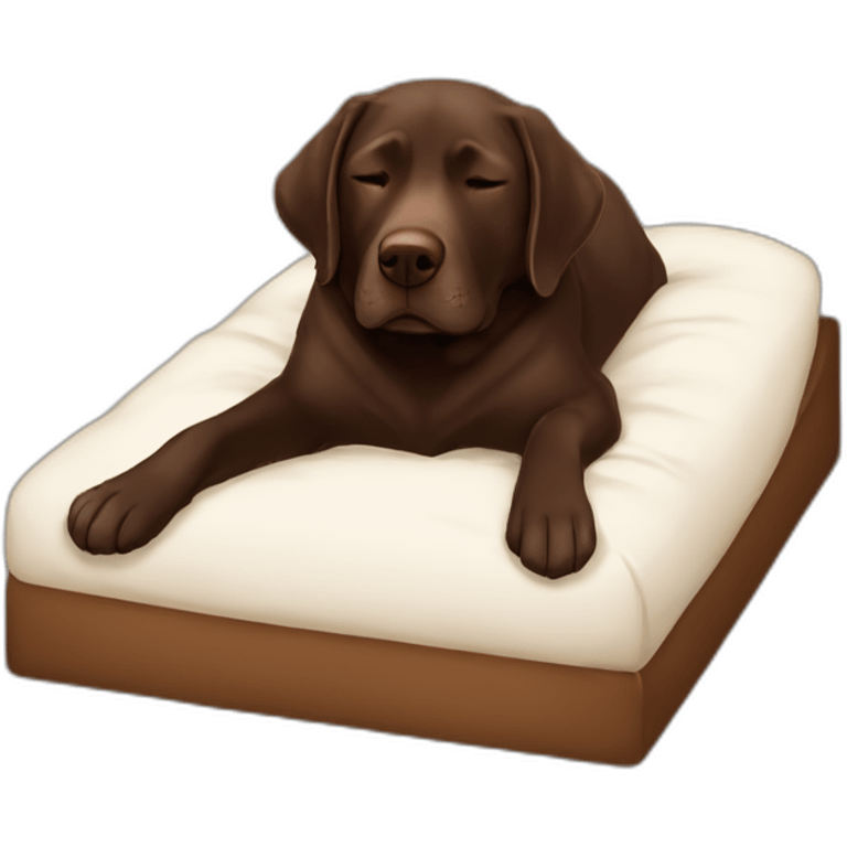 a-chocolate-lab-sleeping-and-dreaming-about-a-white-lab emoji