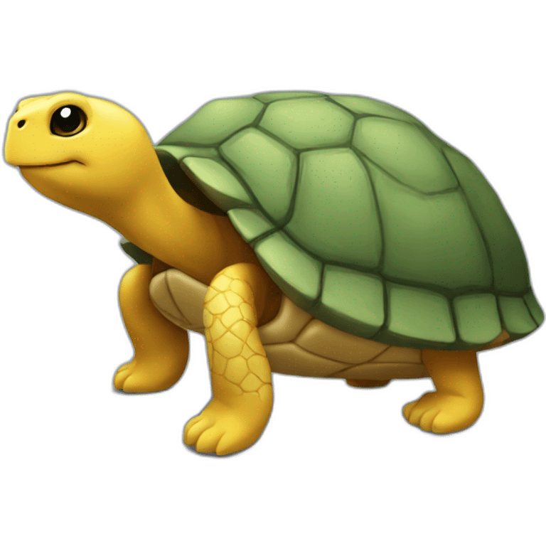 Chat sur tortue emoji