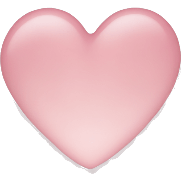 Light pink heart emoji