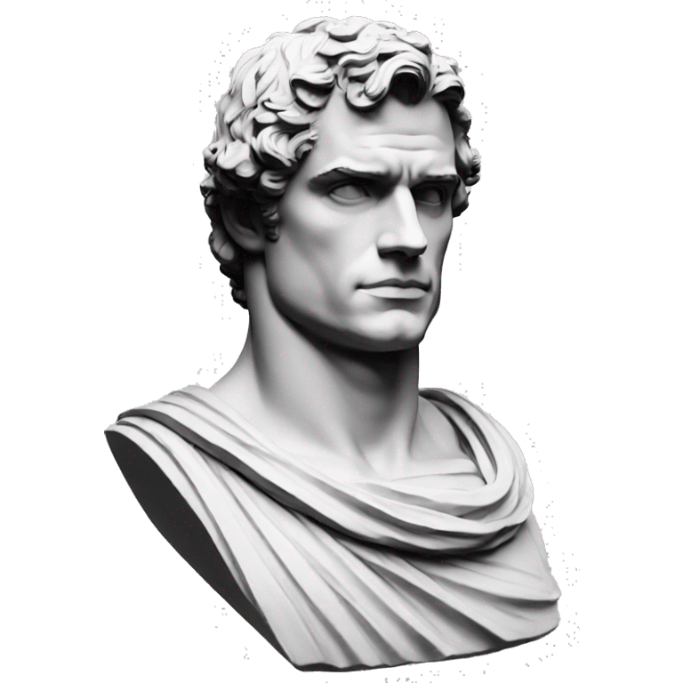 Henry Cavill roman sculpture emoji