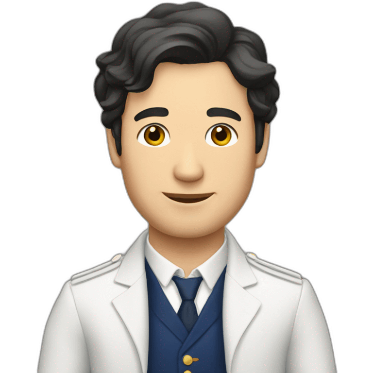 france yang man in national suit  emoji