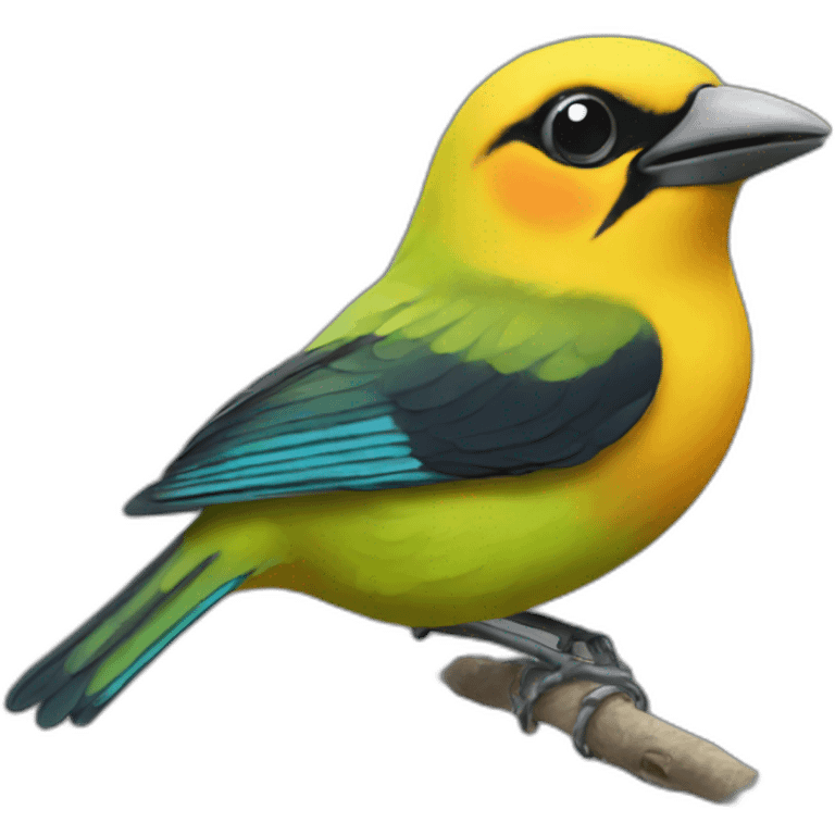 tanager smile emoji