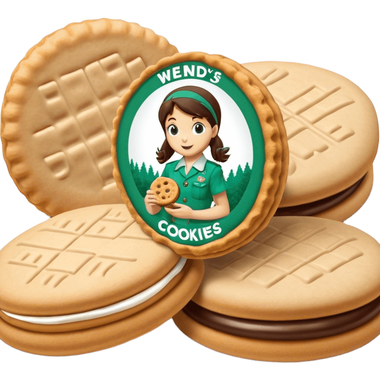 wendy’s and Girl Scout cookies add Wendy’s logo emoji