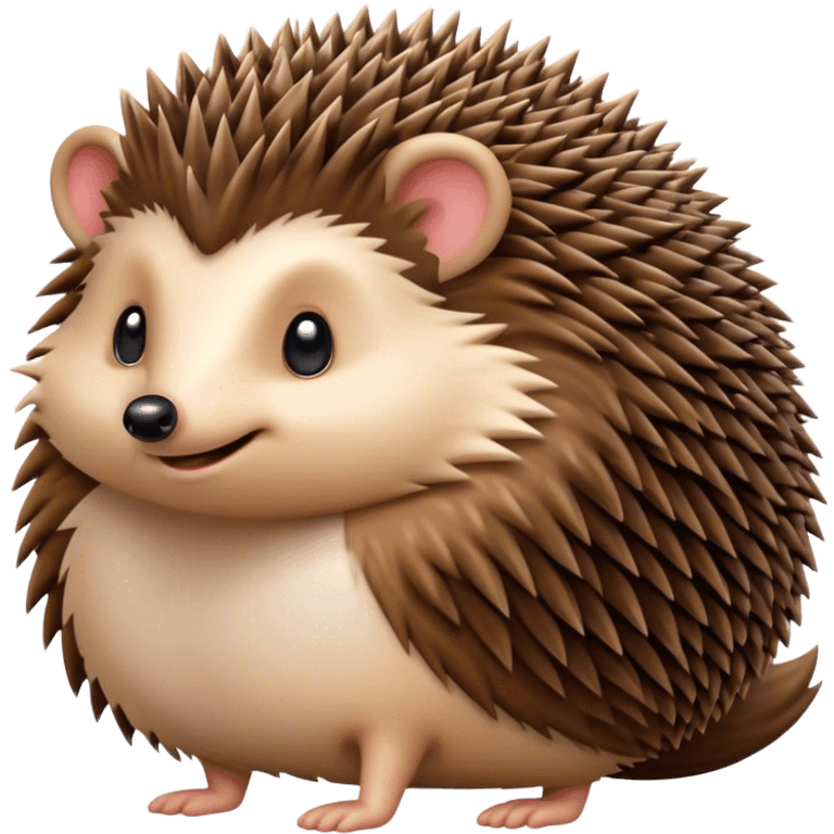 Hedgehog at a yard sale emoji