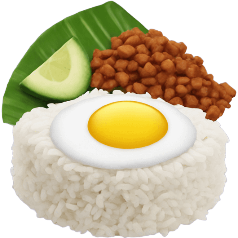 Nasi lemak emoji