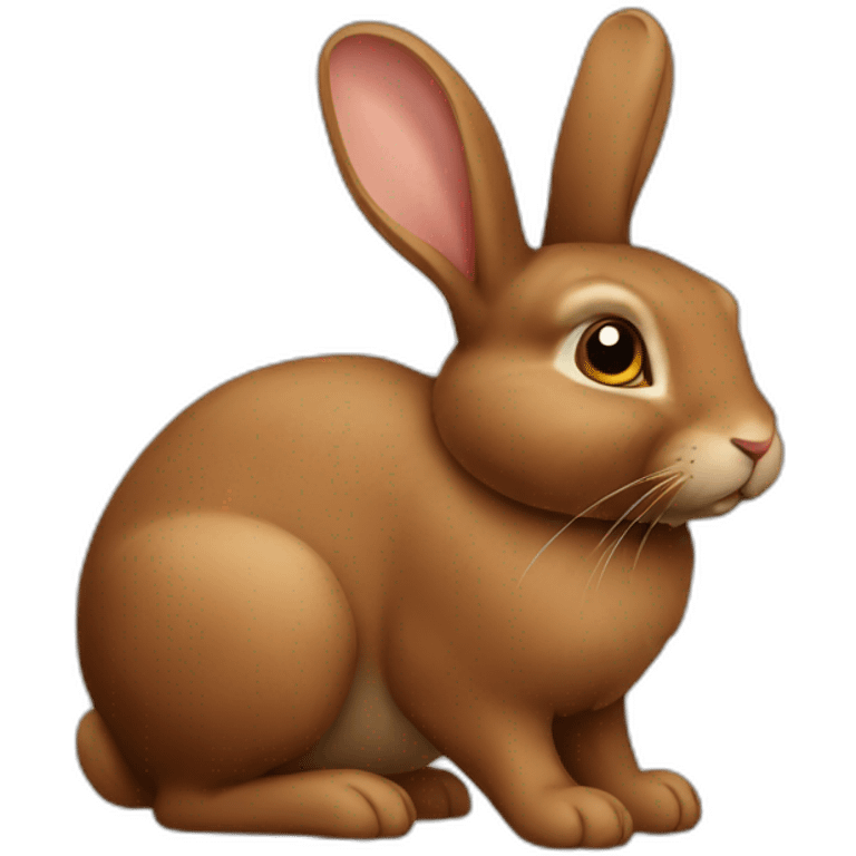 brown rabbit emoji