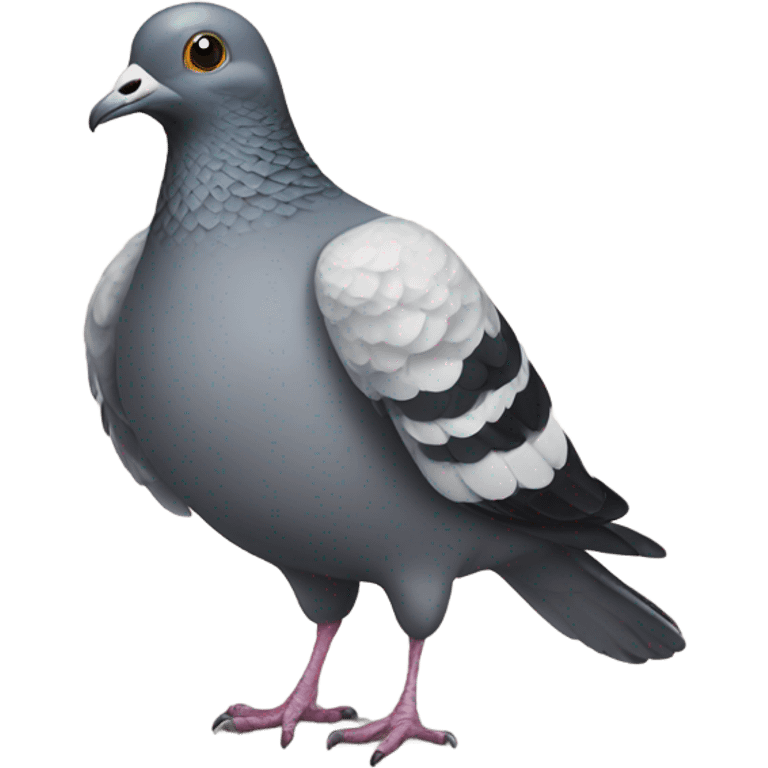 Pigeon in dress  emoji