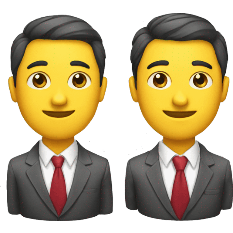 Emoji traje y corbata emoji