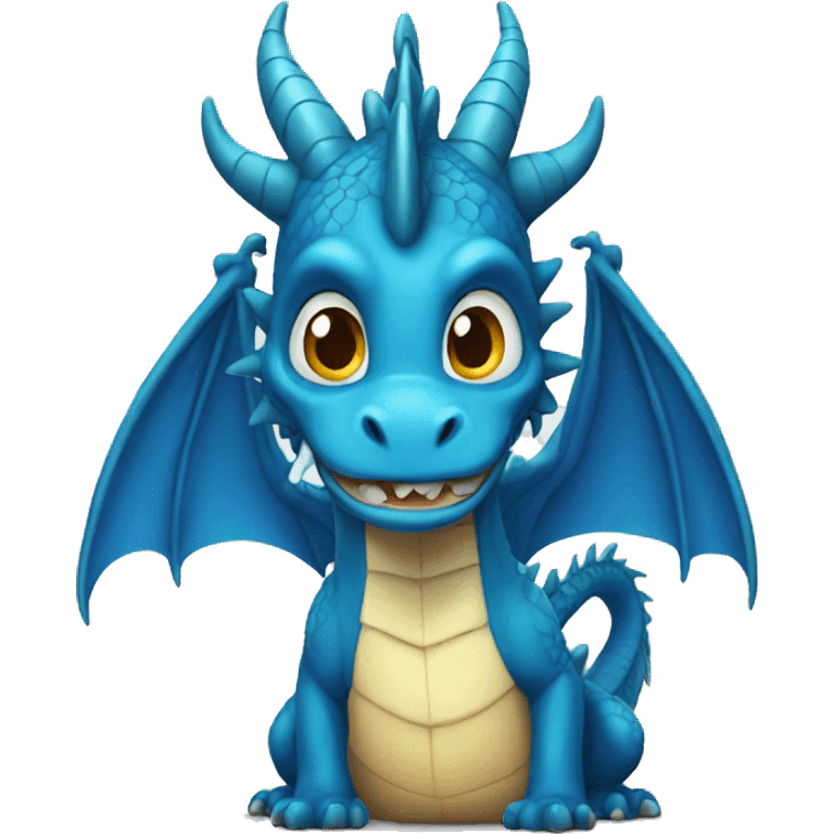 blue dragon iphone emoji