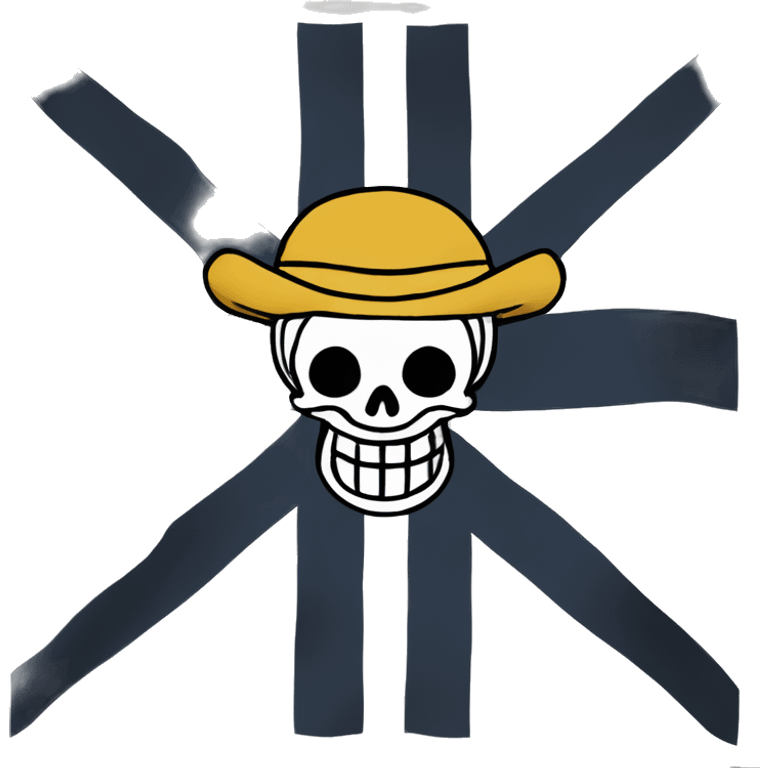 one piece mugiwara flag emoji