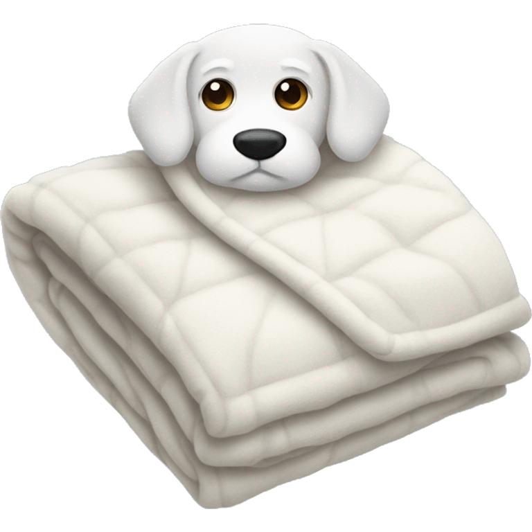 White cozy blanket emoji