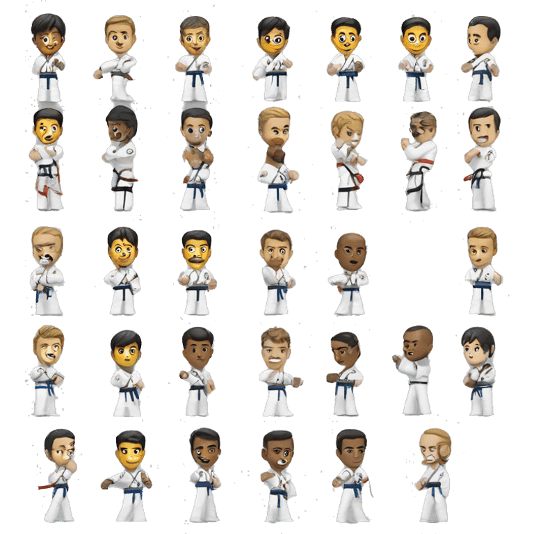 Taekwondista de taekwondo itf de argentina  emoji