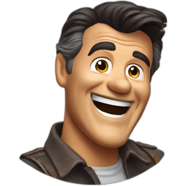 Bruce campbell laughing emoji