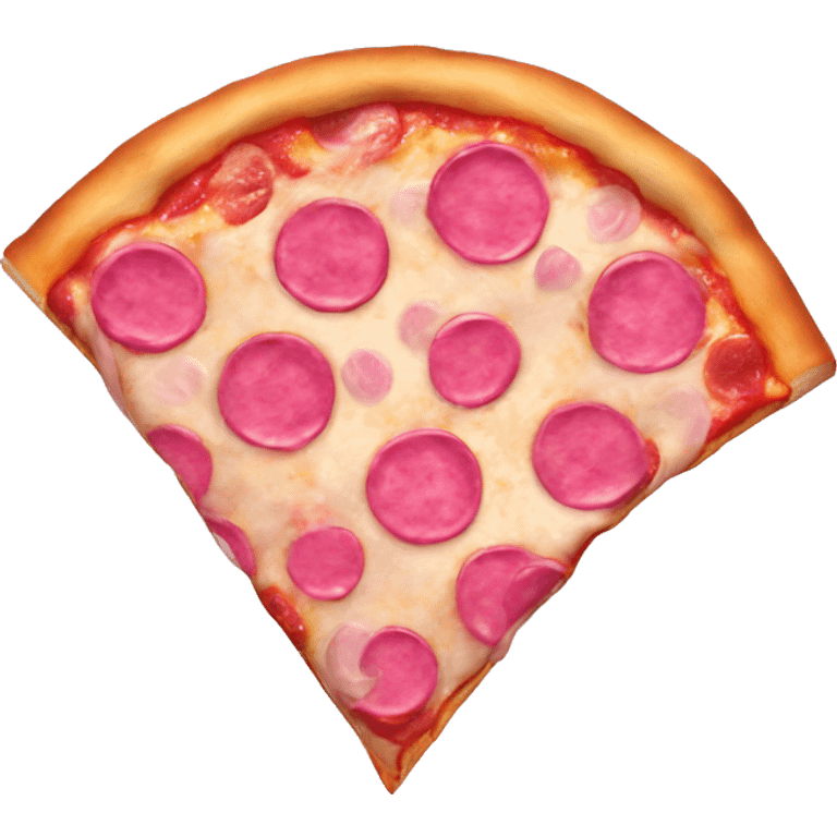 pink pizza  emoji